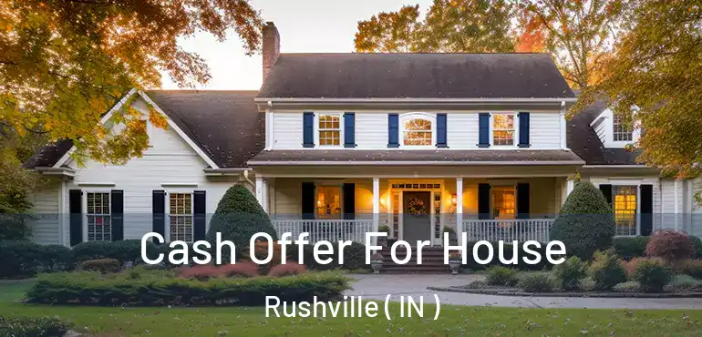  Cash Offer For House Rushville ( IN )