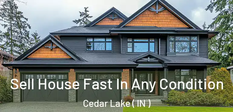  Sell House Fast In Any Condition Cedar Lake ( IN )