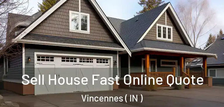  Sell House Fast Online Quote Vincennes ( IN )