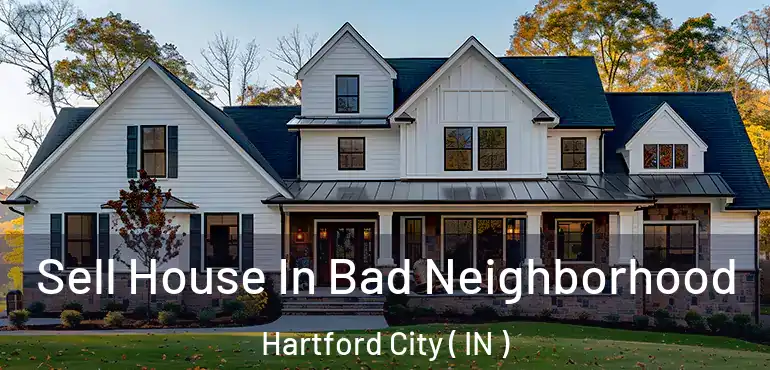  Sell House In Bad Neighborhood Hartford City ( IN )