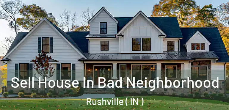  Sell House In Bad Neighborhood Rushville ( IN )