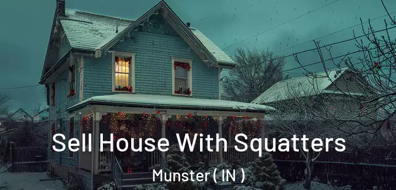  Sell House With Squatters Munster ( IN )