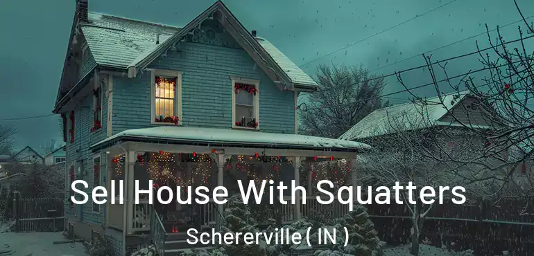  Sell House With Squatters Schererville ( IN )