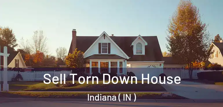  Sell Torn Down House Indiana ( IN )