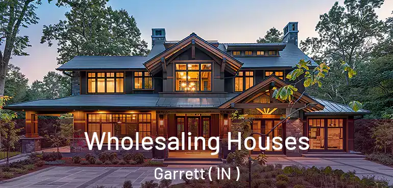  Wholesaling Houses Garrett ( IN )