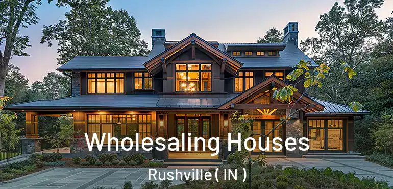  Wholesaling Houses Rushville ( IN )
